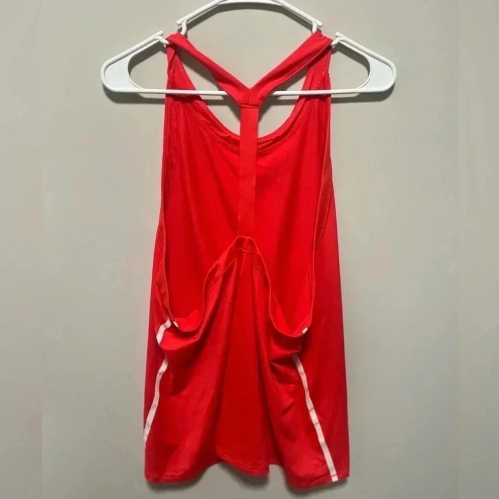 Athleta Bright Red Racerback Tank Top - Picture 2 of 3